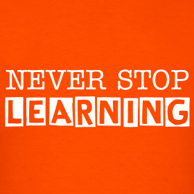 never stop learning design TODAY IS NOT JUST ORDINARY