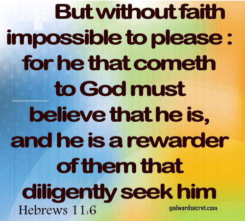 without faith it is impossible