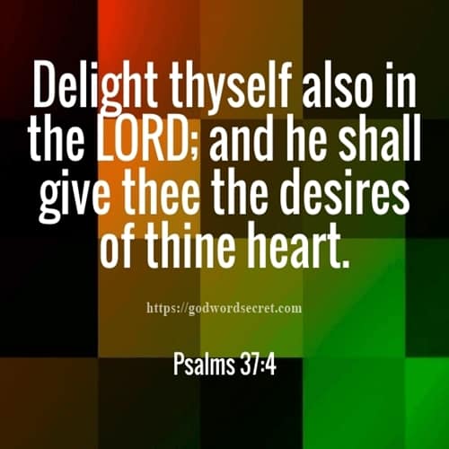DELIGHT THYSELF ALSO IN THE LORD