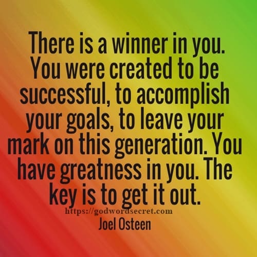 THERE IS A WINNER IN YOU-JOEL OSTEEN