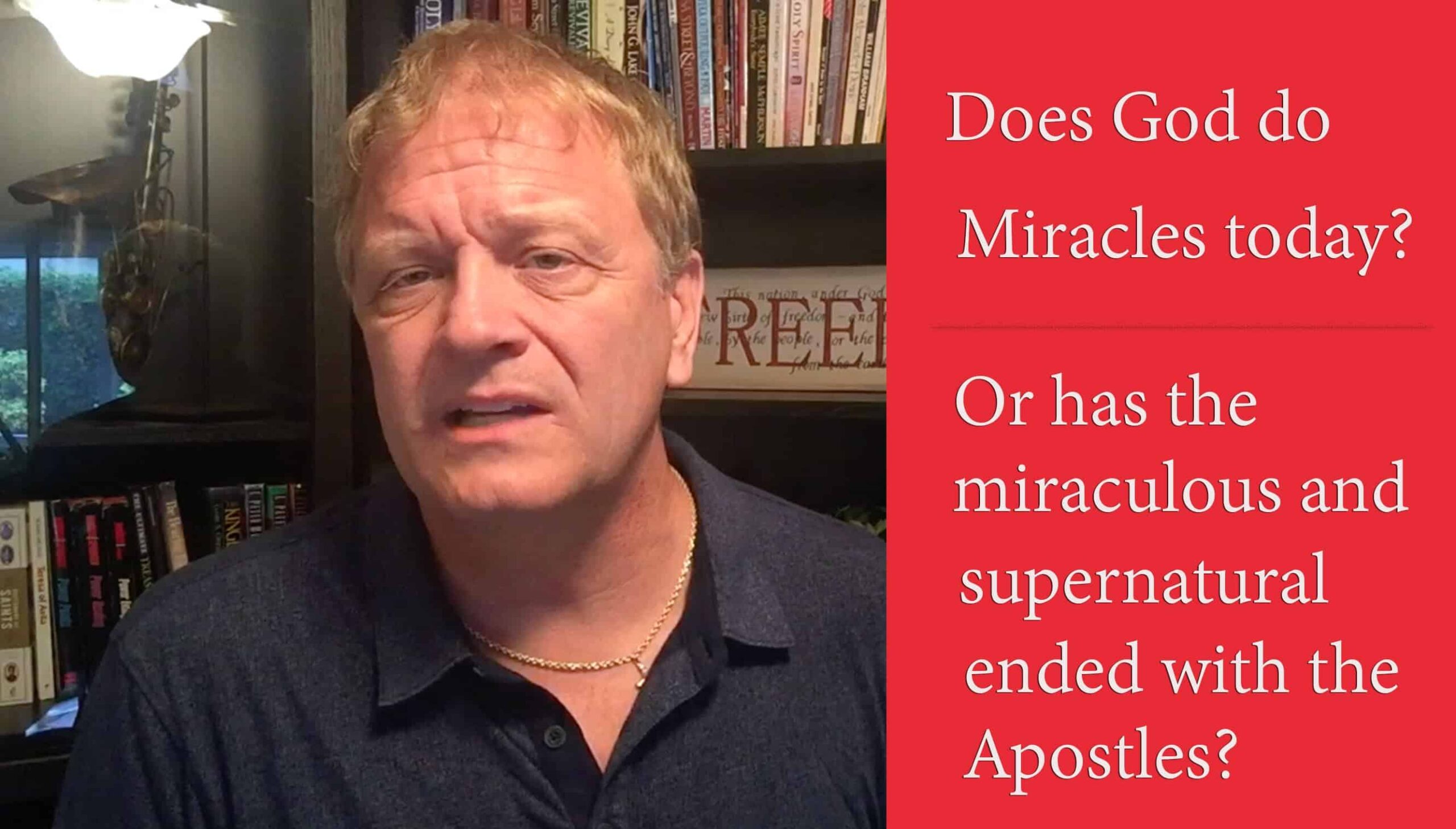 CONTROVERSIAL TOPIC : HAVE MIRACLES ENDED WITH APOSTLES ?