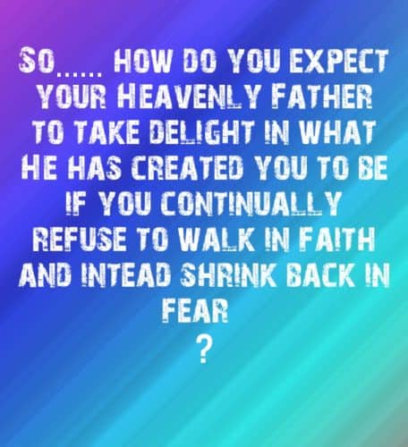 HOW CAN HEAVENLY FATHER TAKE DELIGHT IF ….