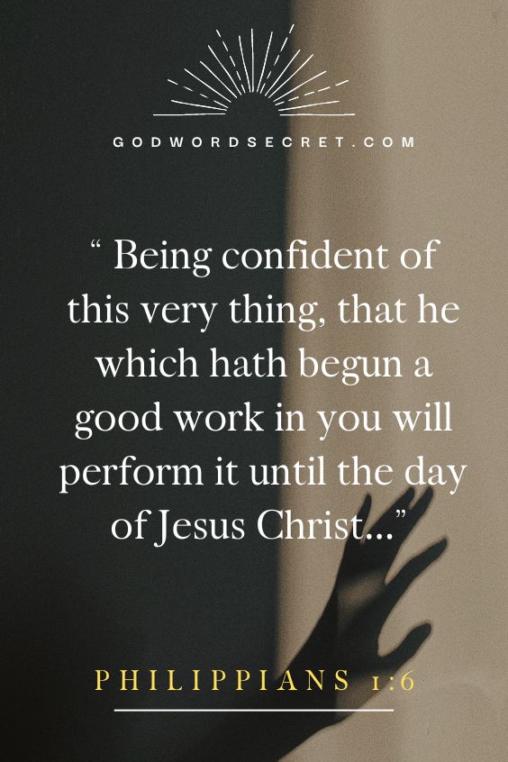 How to Pray for Living Your Identity in Christ from Philippians 1:6