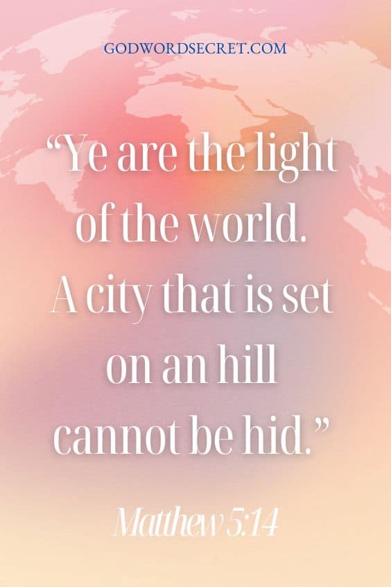 You are Light of the World