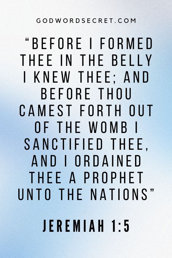 God’s Got You before You Were Even Born