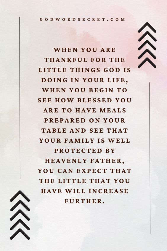 Increase and Promotion Through Thankfulness