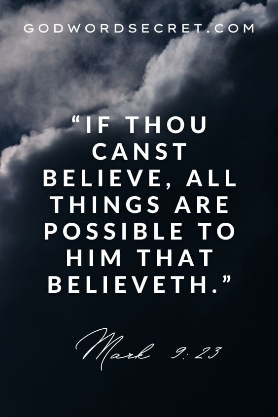 Nothing Is Impossible to Those Who Believe