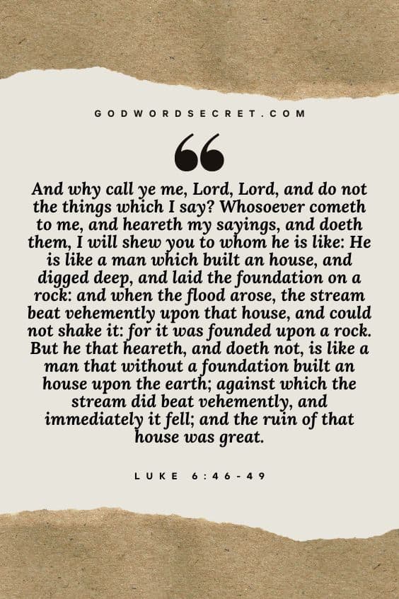 Obedience to God’s Word Makes You Firm Even in Storms