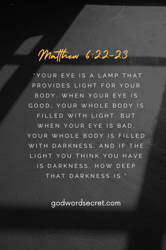 What is the Focus of Your Eyes?