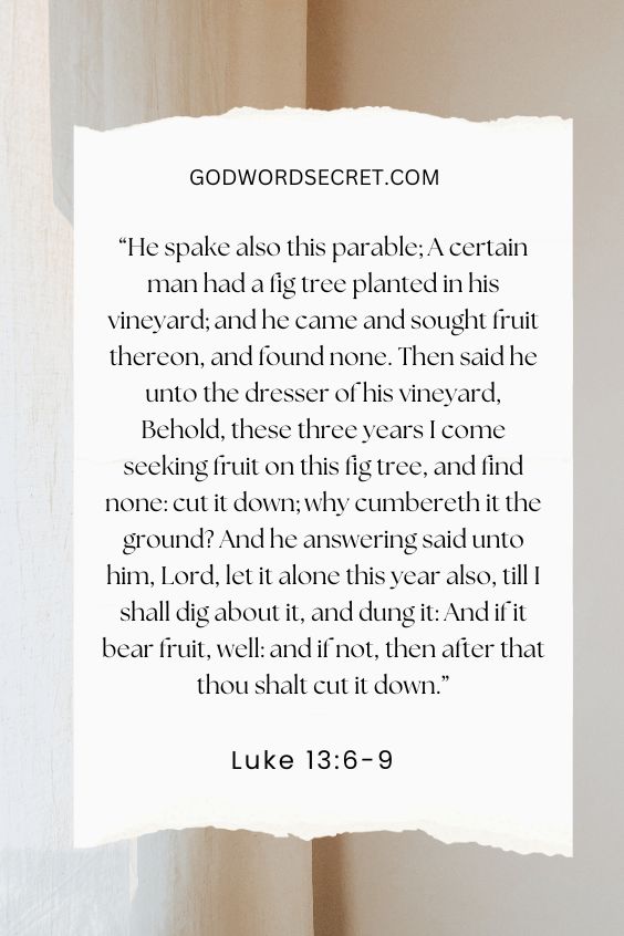 You Are a Fruitful Tree