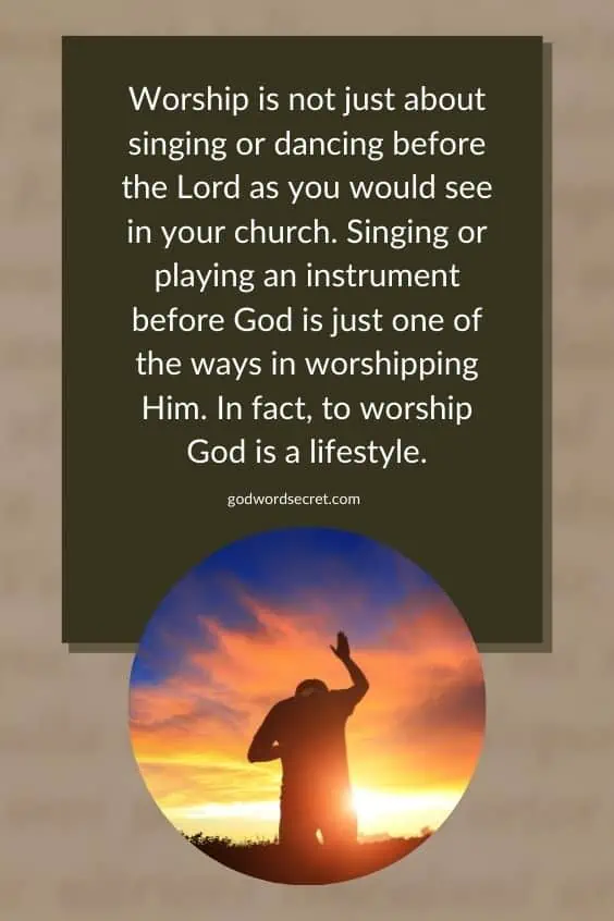 How to Worship God