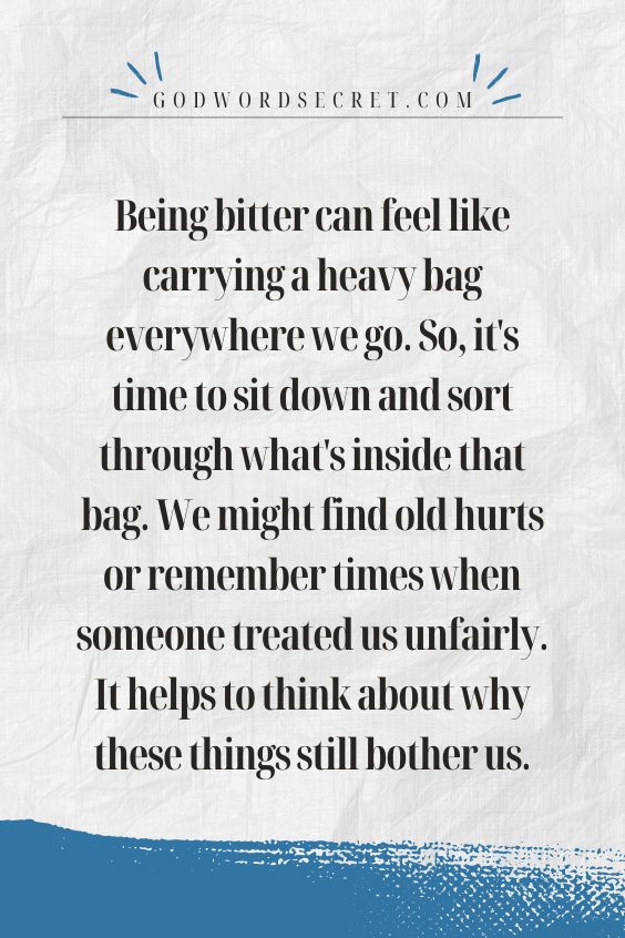 How Do You Overcome Bitterness?