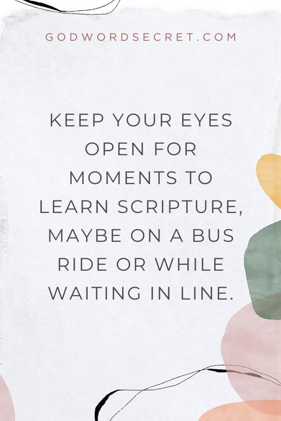 What Is the Best Way to Memorize Bible Verses?